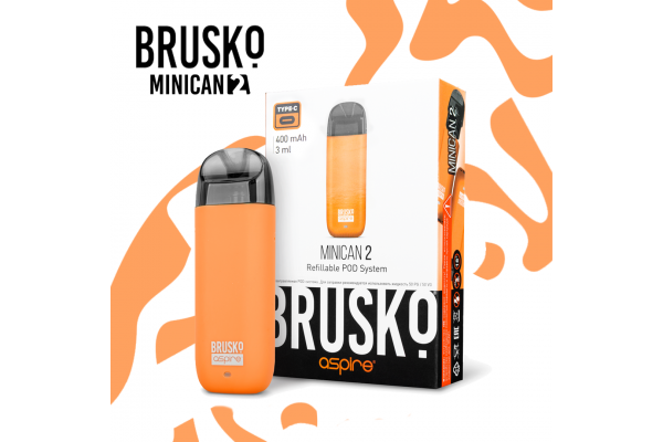Reusable electronic system Brusko Minican 2 (Orange)