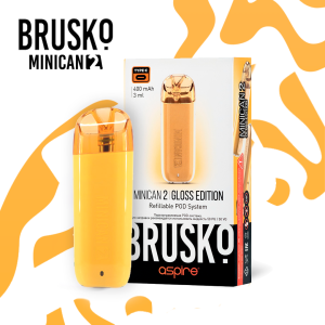 Многоразовая электронная система Brusko Minican 2 (Янтарный)