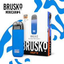 Многоразовая электронная система Brusko Minican 2 (Синий)