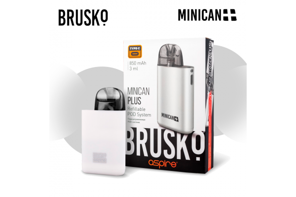 Reusable electronic system Brusko Minican Plus (White)