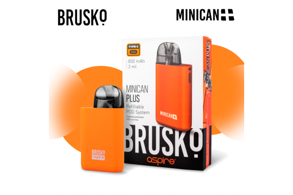 Reusable electronic system Brusko Minican Plus (Orange)