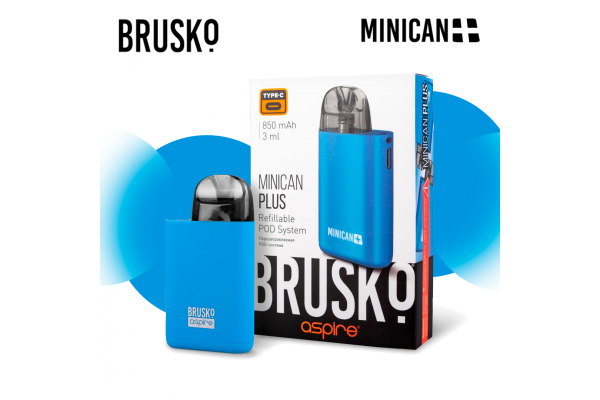 Système électronique réutilisable Brusko Minican Plus (Bleu)