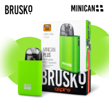 Многоразовая электронная система Brusko Minican Plus (Зеленый)