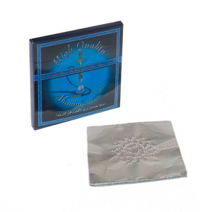 Фольга для кальяна нарезная 50 шт (120 мм / 120 мм)