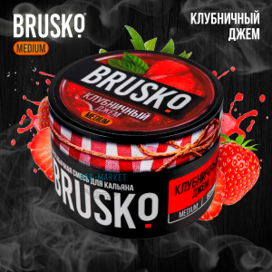 Кальянная смесь Brusko Medium "Клубничный джем" 50 гр