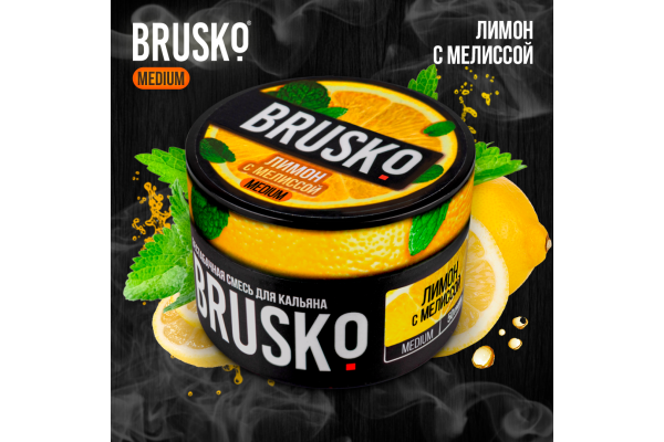 Shisha-Mischung Brusko Medium "Zitrone mit Melisse" 50 gr