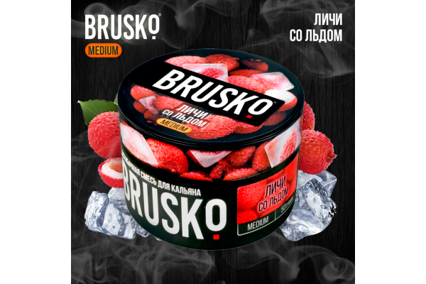 Shisha-Mischung Brusko Medium "Litschi mit Eis" 50 gr