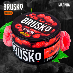 Кальянная смесь Brusko Medium "Малина" 50 гр Кальянная смесь Brusko Medium "Малина" 50 гр