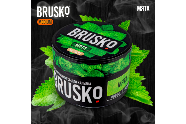 Hookah mix Brusko Medium "Mint" 50 gr