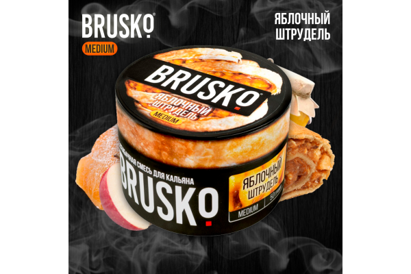 Narguilé mélange Brusko Medium "strudel aux Pommes" 50 gr
