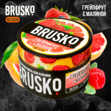 Кальянная смесь Brusko Medium "Грейпфрут с малиной" 50 гр