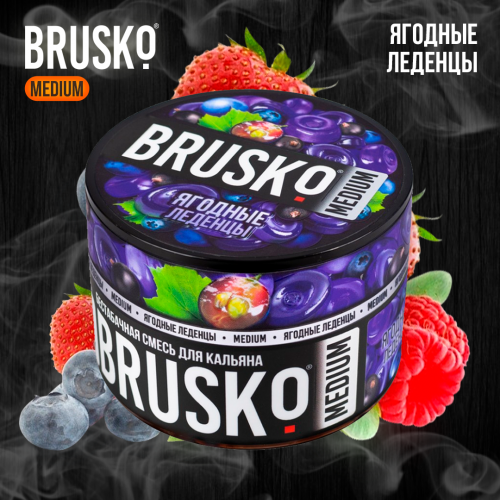 Кальянная смесь Brusko Medium "Ягодные леденцы" 50 гр