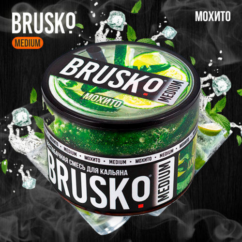 Кальянная смесь Brusko Medium "Мохито" 50 гр