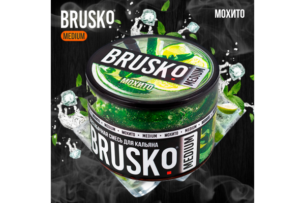 Hookah mix Brusko Medium "Mojito" 50 gr