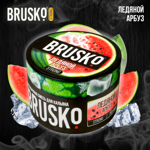 Hookah mix Brusko Strong "Ice watermelon" 50 gr