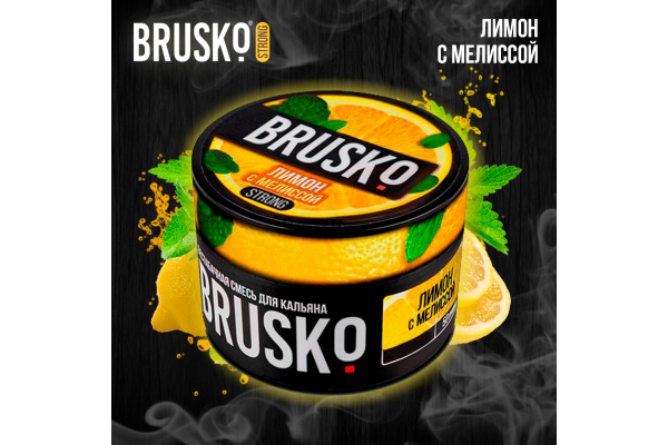 Narguilé mélange Brusko Forte "Citron avec mélisse" 50 gr