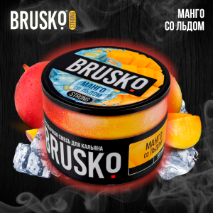 Кальянная смесь Brusko Strong "Манго со льдом" 50 гр