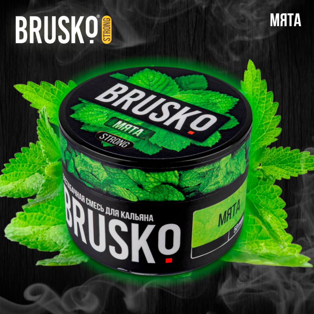 Кальянная смесь Brusko Strong "Мята" 50 гр