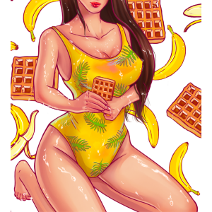 Кальянная смесь Daly Joys "Банановые  вафли" 50г