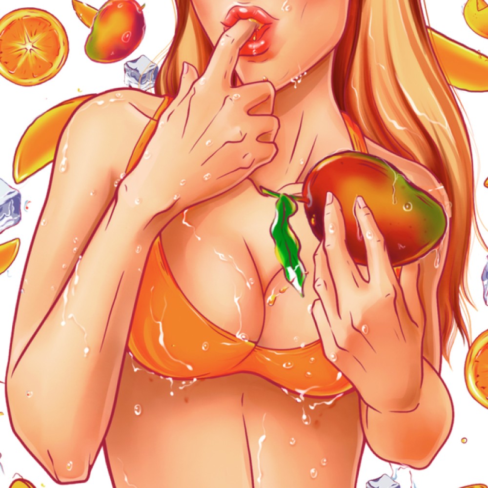 Кальянная смесь Daly Joys "Манго-апельсин" 50г