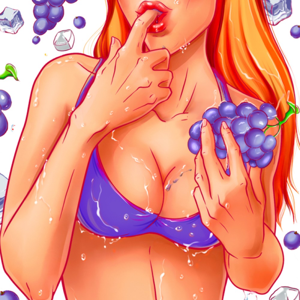 Кальянная смесь Daly Joys "Виноградные  льдинки" 50г