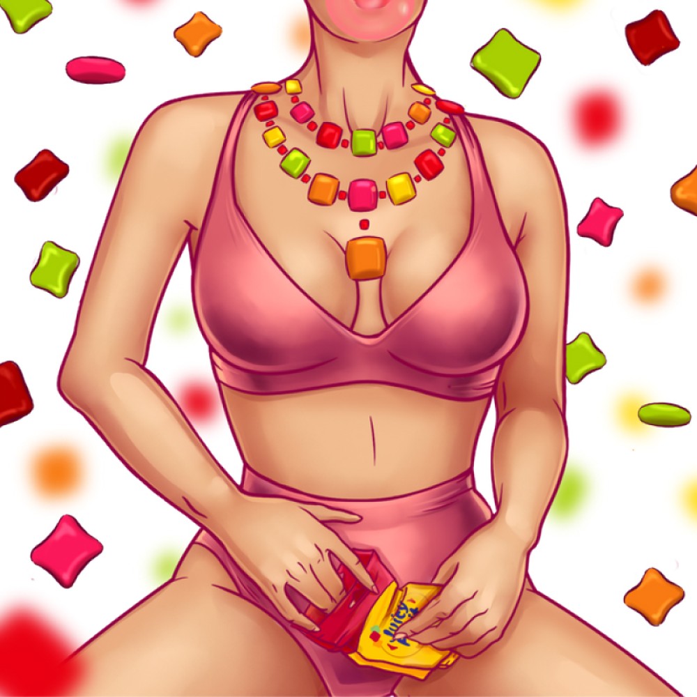 Кальянная смесь Daly Joys "Жвачка  арбуз-клубника" 50г