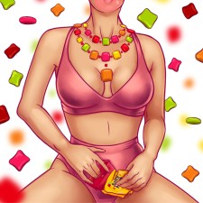 Кальянная смесь Daly Joys "Жвачка  арбуз-клубника" 50г