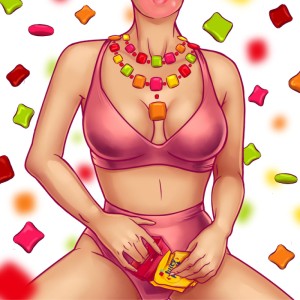 Кальянная смесь Daly Joys "Жвачка  арбуз-клубника" 50г