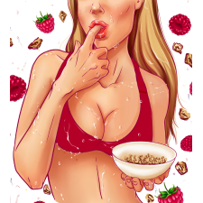 Кальянная смесь Daly Joys "Гранола с  малиной" 50г