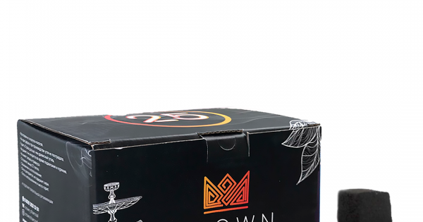 Купить Уголь для кальяна кокосовый Crown 25мм (1 кг) 72 шт в Минске ...