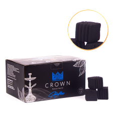 Уголь для кальяна кокосовый Crown Airflow 25мм (1 кг) 72 шт