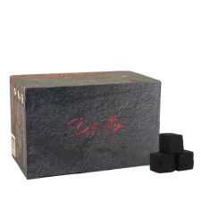 Уголь для кальяна кокосовый Daly 22мм (1 кг) 96 шт