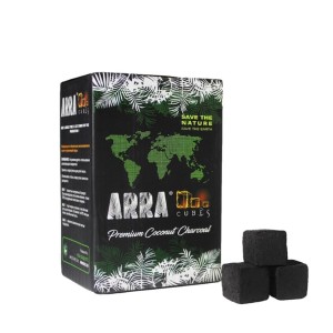 Уголь для кальяна кокосовый Арра 25мм (1кг) 72 шт