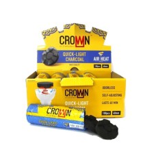 Уголь для кальяна быстроразжигающийся Carbopol Crown 40мм (10 штук) Уголь для кальяна быстроразжигающийся Carbopol Crown 40мм (10 штук)