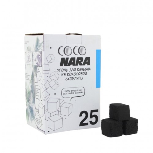 Shisha Kohle Kokosnuss Coco Nara 25mm (1kg) 72 Stück