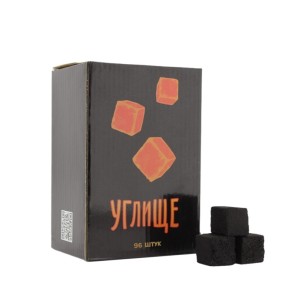 Уголь для кальяна кокосовый Углище 22мм (1кг) 96 шт