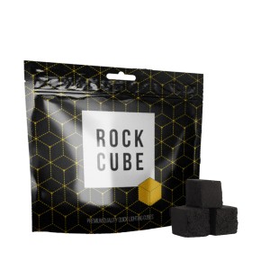 Уголь для кальяна быстроразжигающийся ROCK CUBE 25мм (220 гр) 24 шт