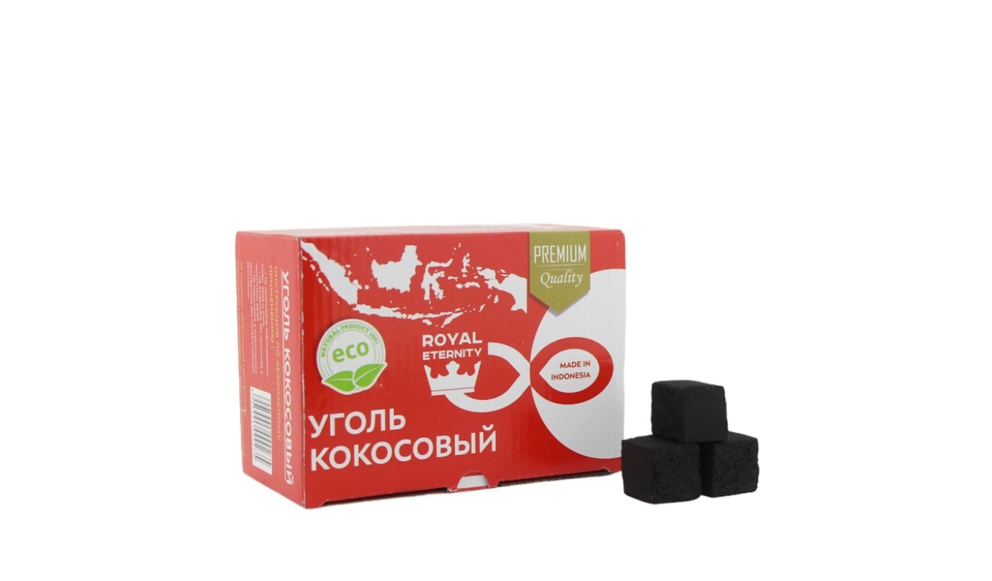 Coconut Hookah Charcoal Royal Eternity 25mm (1kg) 72 pcs