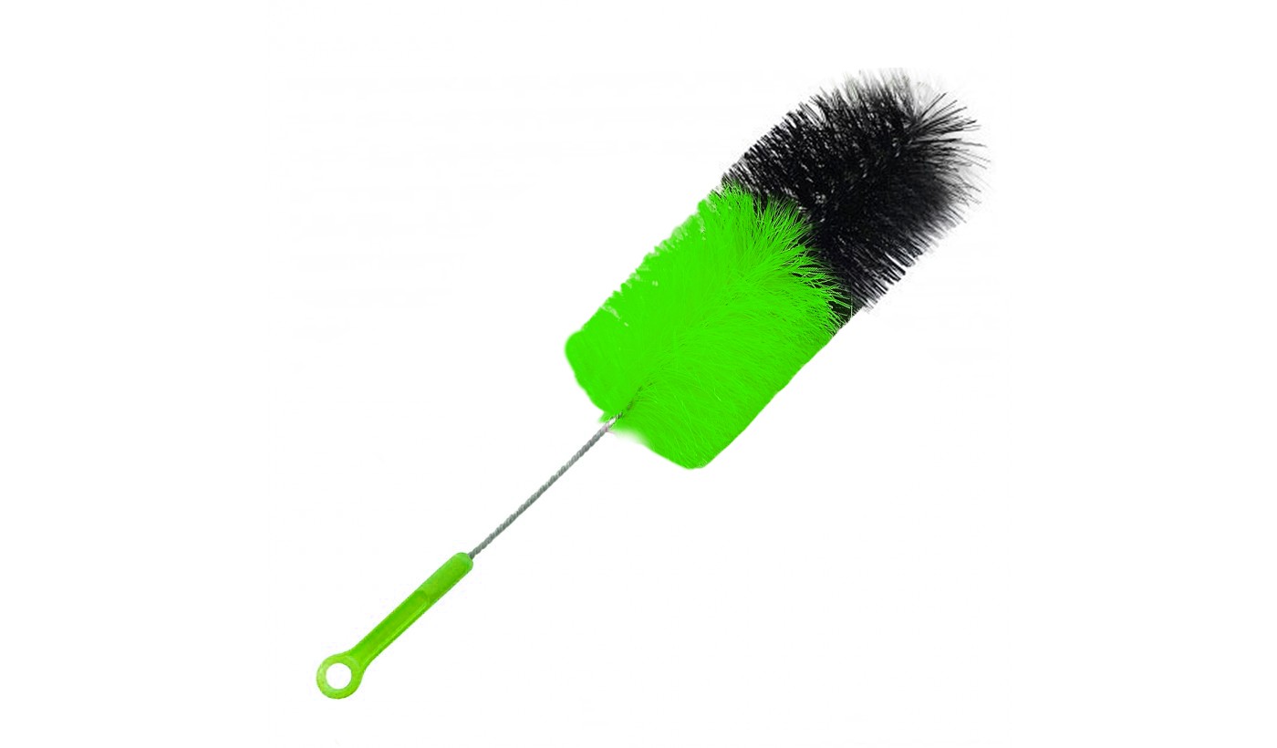 Brosse pour ampoule (noir et vert clair)