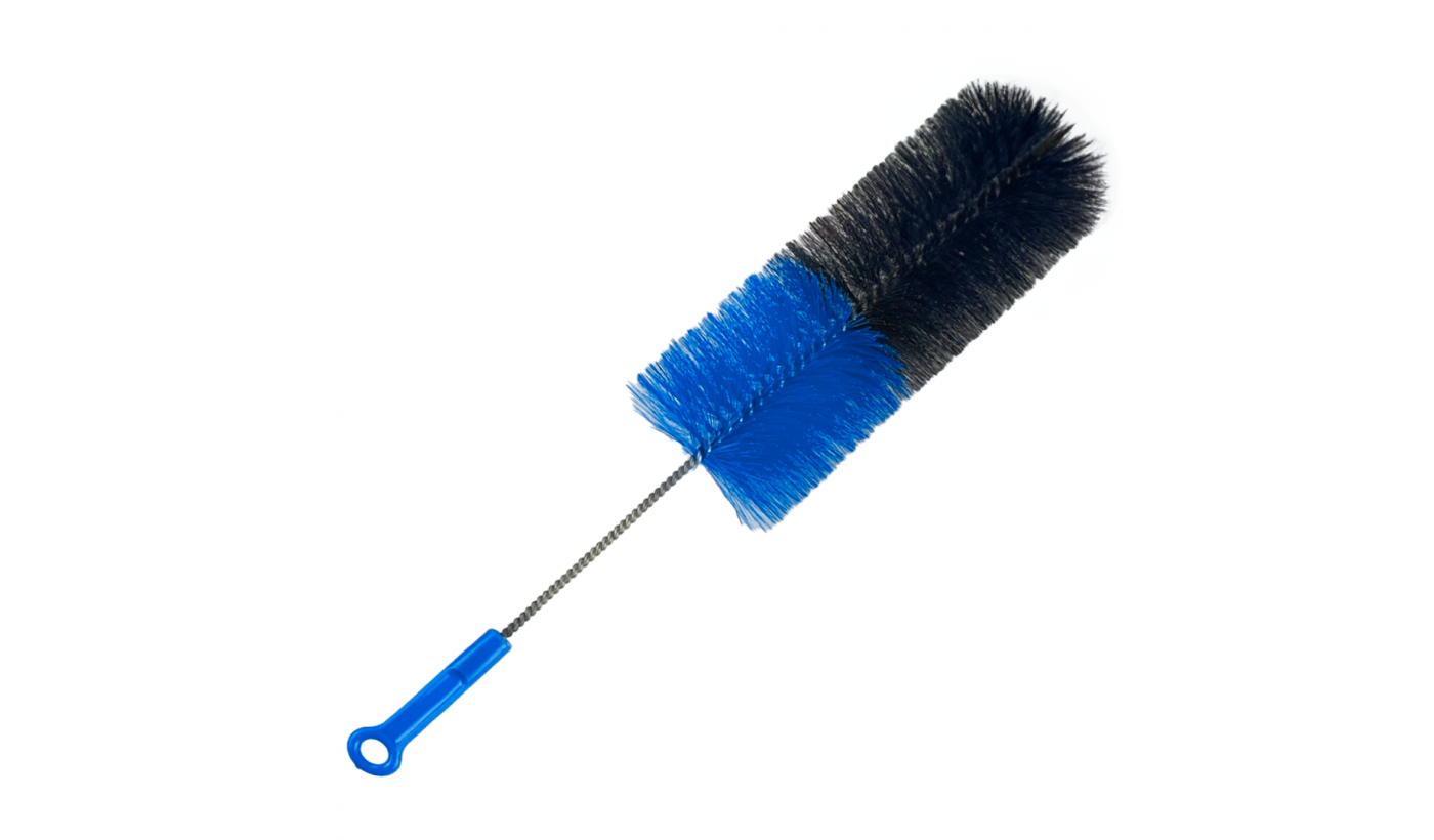 Brosse pour flacon (noir et bleu)