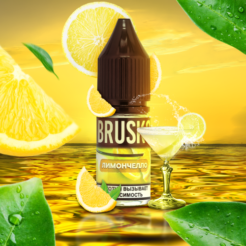 Liquide pour systèmes électroniques fumeurs BRUSKO-CHEELO (Limoncello) 10 ml