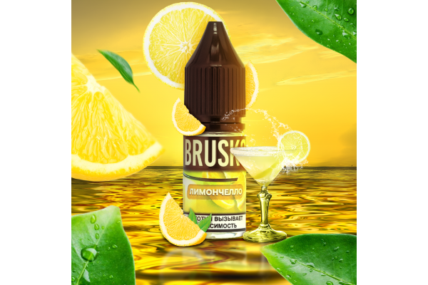 BRUSKO - CHEELO Flüssigkeit für elektronische Rauchersysteme (Limoncello) 10 ml