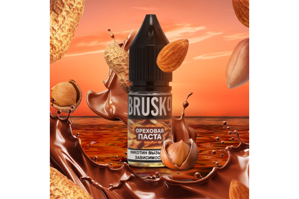 Liquid for electronic smoking systems BRUSKO - NOTS BUTT (Nut paste) 10 ml